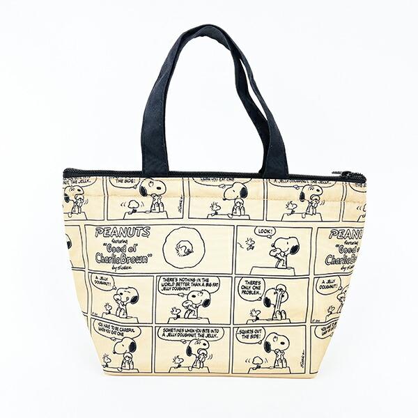 スヌーピー コミックドーナツ 保冷保温ミニトートバッグ ランチ SNOOPY