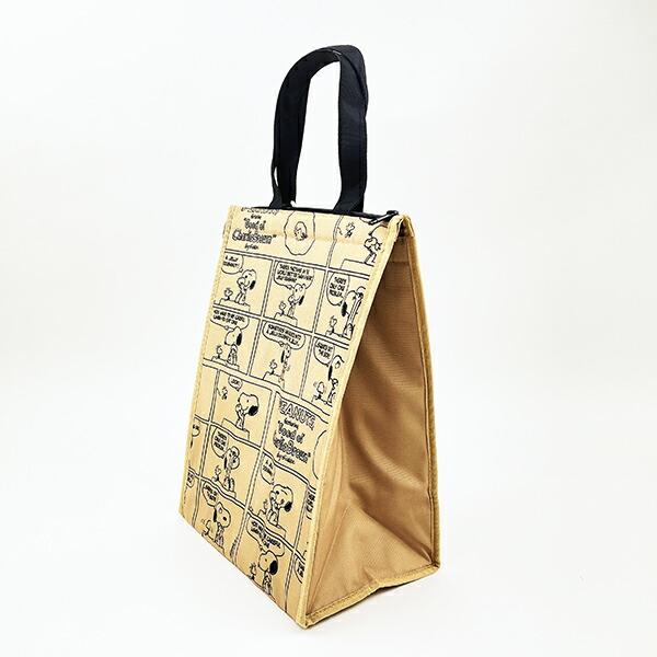 スヌーピー 保冷保温マチ付きトート M コミックドーナツ ランチ お弁当 かばん SNOOPY 商品画像3：キャラグッズPERFECT WORLD TOKYO