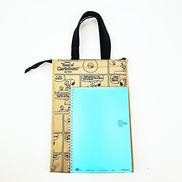 スヌーピー 保冷保温マチ付きトート M コミックドーナツ ランチ お弁当 かばん SNOOPY 商品画像5：キャラグッズPERFECT WORLD TOKYO