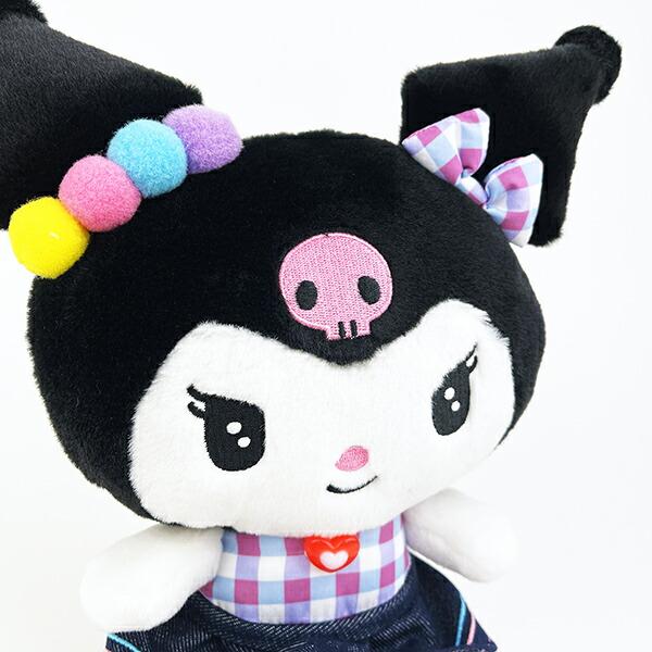 サンリオ クロミ ギンガムデニム ぬいぐるみ(S) Sanrio 商品画像2：キャラグッズPERFECT WORLD TOKYO