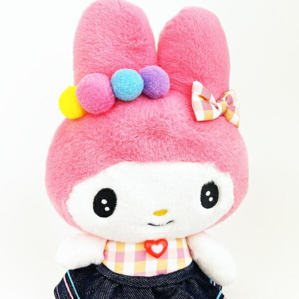 サンリオ マイメロディ ギンガムデニム ぬいぐるみ(S) Sanrio 商品画像2：キャラグッズPERFECT WORLD TOKYO