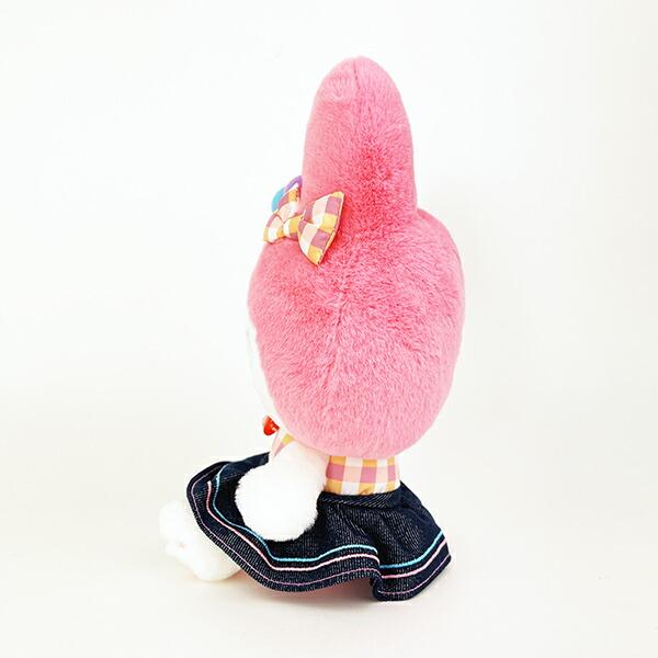 サンリオ マイメロディ ギンガムデニム ぬいぐるみ(S) Sanrio 商品画像3：キャラグッズPERFECT WORLD TOKYO