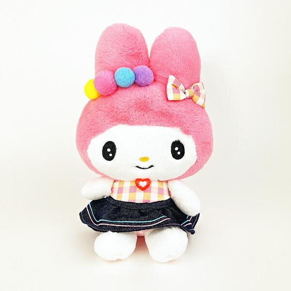 サンリオ マイメロディ ギンガムデニム ぬいぐるみ(S) Sanrio
