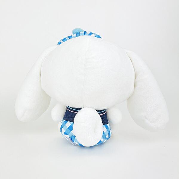サンリオ シナモロール ギンガムデニム ぬいぐるみ(S) シナモン Sanrio 商品画像4：キャラグッズPERFECT WORLD TOKYO