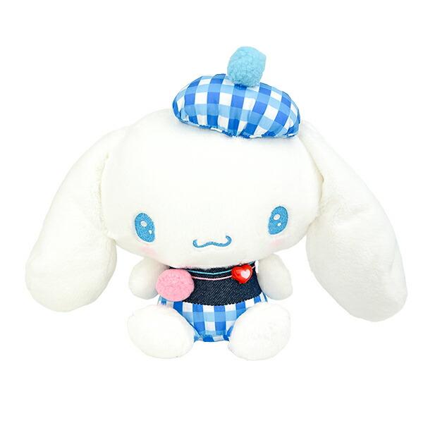 サンリオ シナモロール ギンガムデニム ぬいぐるみ(S) シナモン Sanrio
