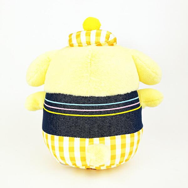 サンリオ ポムポムプリン ギンガムデニム ぬいぐるみ(S) Sanrio 商品画像4：キャラグッズPERFECT WORLD TOKYO