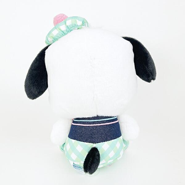 サンリオ ポチャッコ ギンガムデニム ぬいぐるみ(S) Sanrio 商品画像4：キャラグッズPERFECT WORLD TOKYO