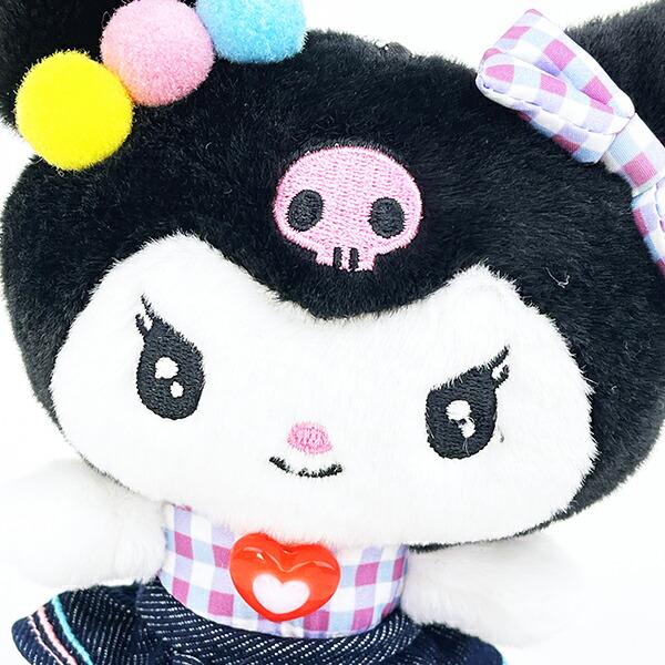 サンリオ クロミ ギンガムデニム マスコット ぬいぐるみ Sanrio 商品画像2：キャラグッズPERFECT WORLD TOKYO