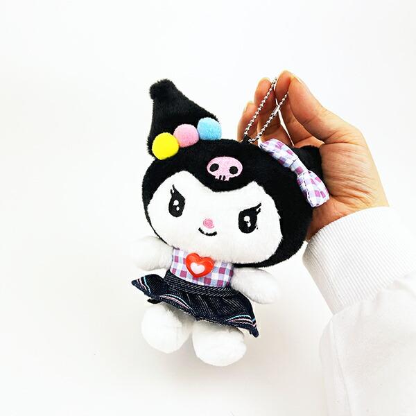 サンリオ クロミ ギンガムデニム マスコット ぬいぐるみ Sanrio 商品画像4：キャラグッズPERFECT WORLD TOKYO
