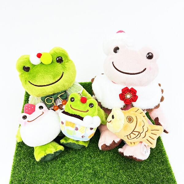 かえるのピクルス レトロカフェ いちご大福 ビーンドール ぬいぐるみ 商品画像8：キャラグッズPERFECT WORLD TOKYO