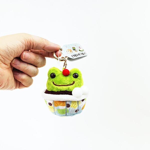 かえるのピクルス レトロカフェ 抹茶あんみつ マスコット ぬいぐるみ 商品画像4：キャラグッズPERFECT WORLD TOKYO