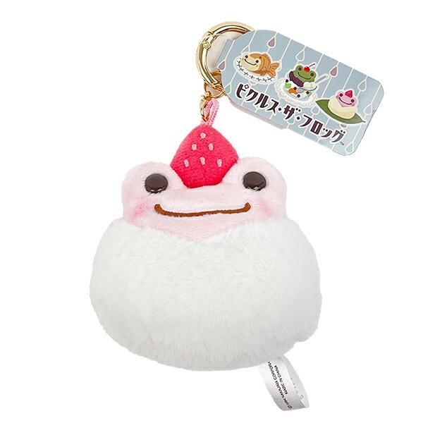 かえるのピクルス レトロカフェ いちご大福 マスコット ぬいぐるみ