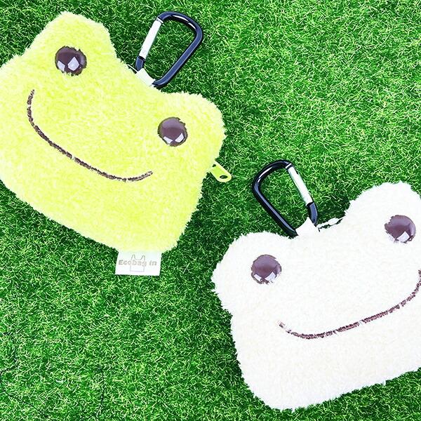 かえるのピクルス ぬいぐるみエコバッグ フェイス ベージュ 商品画像7：キャラグッズPERFECT WORLD TOKYO