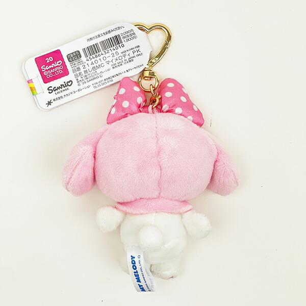 サンリオ マイメロディ 推し色マスコット ピンク ぬいぐるみ キーホルダー 推し活 Sanrio 商品画像3：キャラグッズPERFECT WORLD TOKYO
