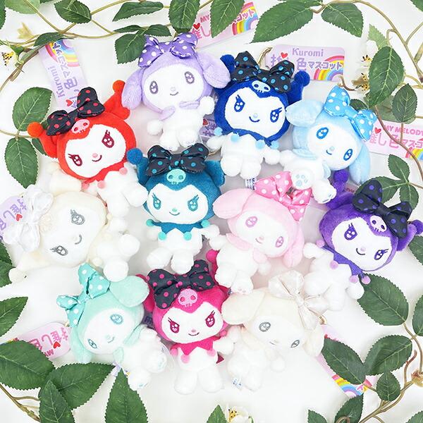 サンリオ マイメロディ 推し色マスコット ピンク ぬいぐるみ キーホルダー 推し活 Sanrio 商品画像7：キャラグッズPERFECT WORLD TOKYO