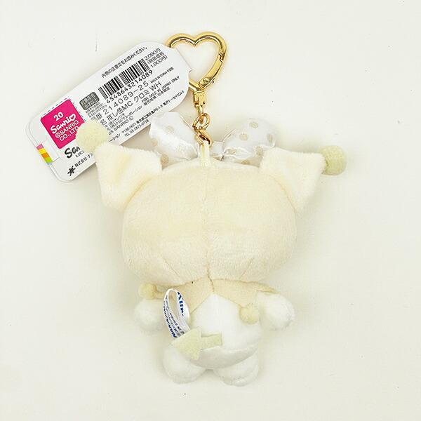 サンリオ クロミ 推し色マスコット ホワイト ぬいぐるみ キーホルダー 推し活 Sanrio 商品画像3：キャラグッズPERFECT WORLD TOKYO