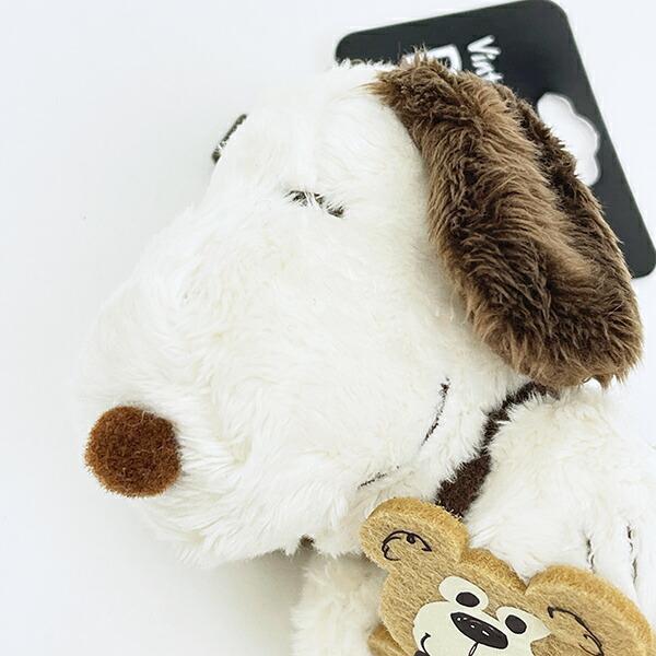 スヌーピー＆ベア マスコット (モカ) キーホルダー SNOOPY 商品画像3：キャラグッズPERFECT WORLD TOKYO