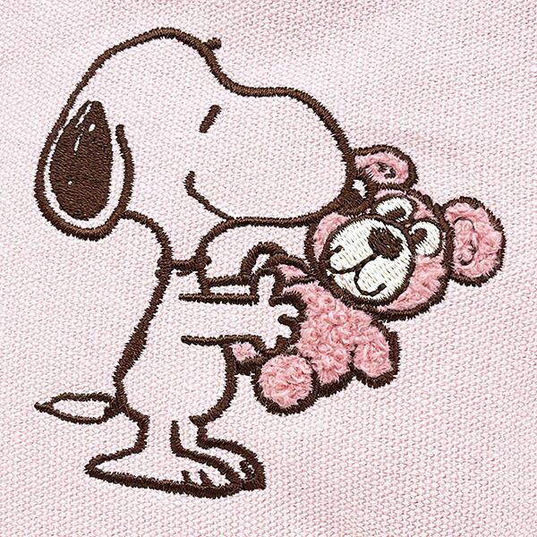 スヌーピー＆ベア 化粧ポーチ (ピンク) SNOOPY 商品画像2：キャラグッズPERFECT WORLD TOKYO