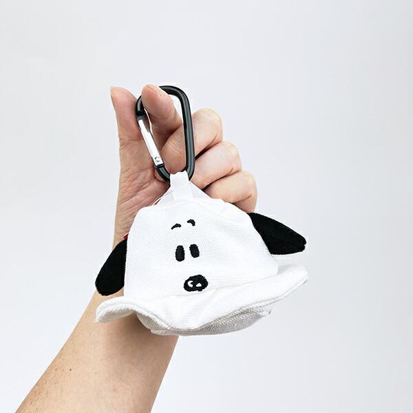 スヌーピー バケットハットポーチ ブラック SNOOPY 商品画像6：キャラグッズPERFECT WORLD TOKYO