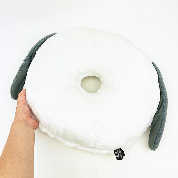 スヌーピー 円座クッション グレー SNOOPY 商品画像4：キャラグッズPERFECT WORLD TOKYO