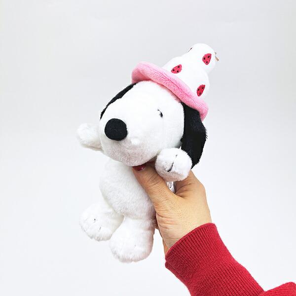 スヌーピー ぬいぐるみエコバッグ ケーキハットシリーズ PEANUTS 75th SNOOPY 商品画像5：キャラグッズPERFECT WORLD TOKYO