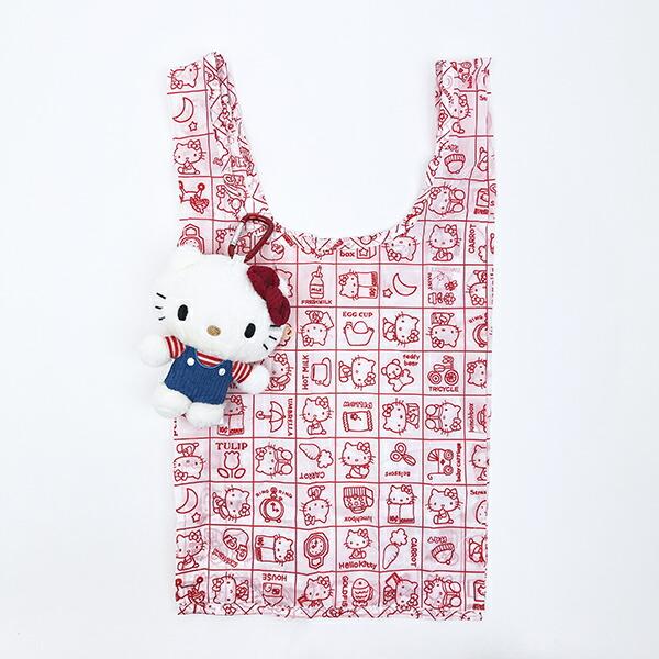 サンリオ ハローキティ クラシック ぬいぐるみエコバッグ 立ち Sanrio