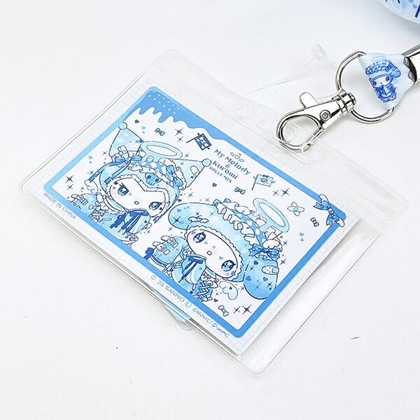 サンリオ マイメロディ＆クロミ 幅広ネックストラップ MU DOLLY MIX ライトブルー Sanrio 商品画像2：キャラグッズPERFECT WORLD TOKYO