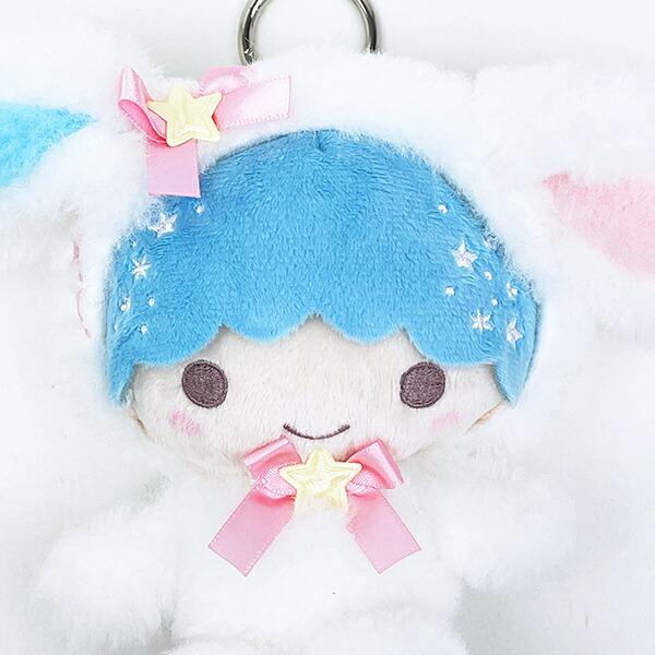 サンリオ リトルツインスターズ キキララ キキ ホワイトバニー マスコット ぬいぐるみ Sanrio 商品画像2：キャラグッズPERFECT WORLD TOKYO