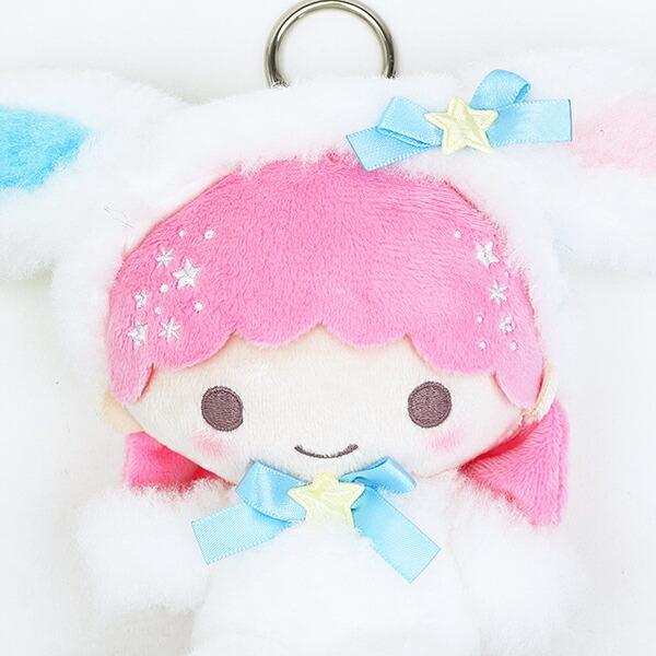 サンリオ リトルツインスターズ キキララ ララ ホワイトバニー マスコット ぬいぐるみ Sanrio 商品画像2：キャラグッズPERFECT WORLD TOKYO