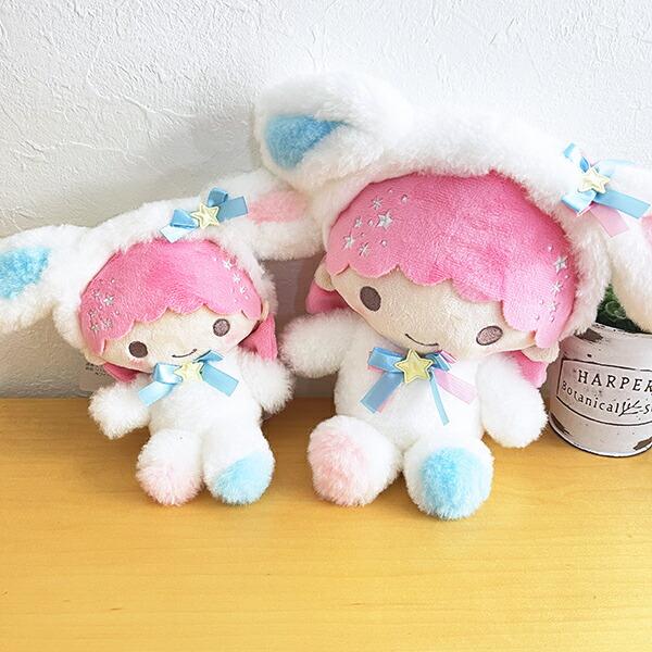 サンリオ リトルツインスターズ キキララ ララ ホワイトバニー マスコット ぬいぐるみ Sanrio 商品画像8：キャラグッズPERFECT WORLD TOKYO