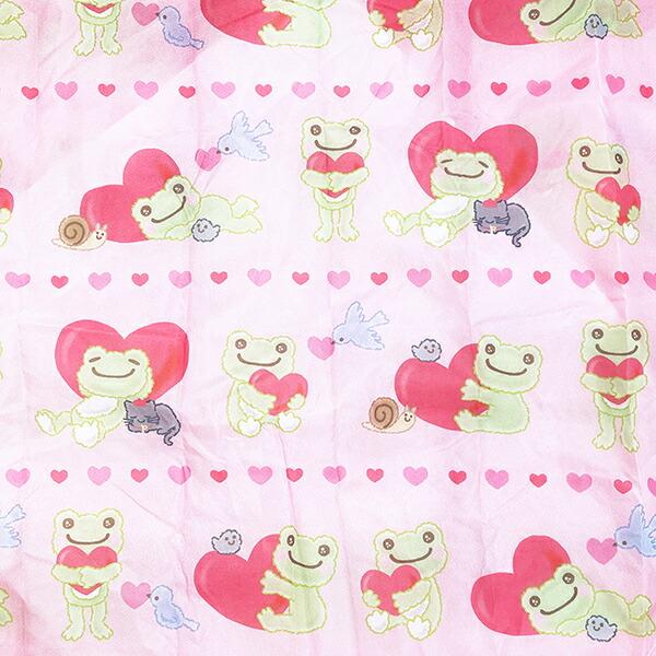 かえるのピクルス スマイルハート ぬいぐるみエコバッグ 商品画像2：キャラグッズPERFECT WORLD TOKYO