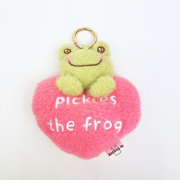 かえるのピクルス スマイルハート ぬいぐるみエコバッグ 商品画像4：キャラグッズPERFECT WORLD TOKYO