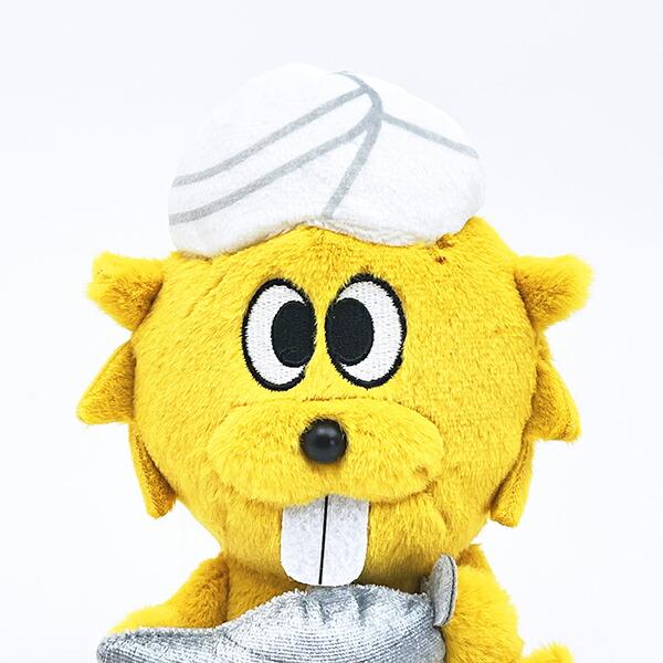 ビーバー カレービーバー ぬいぐるみ(S) 揚げあられ 北陸土産 商品画像2：キャラグッズPERFECT WORLD TOKYO