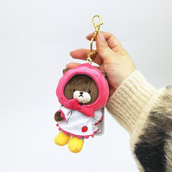 くまのがっこう 赤ずきん マスコットチャームキーホルダー いちごシリーズ 商品画像4：キャラグッズPERFECT WORLD TOKYO