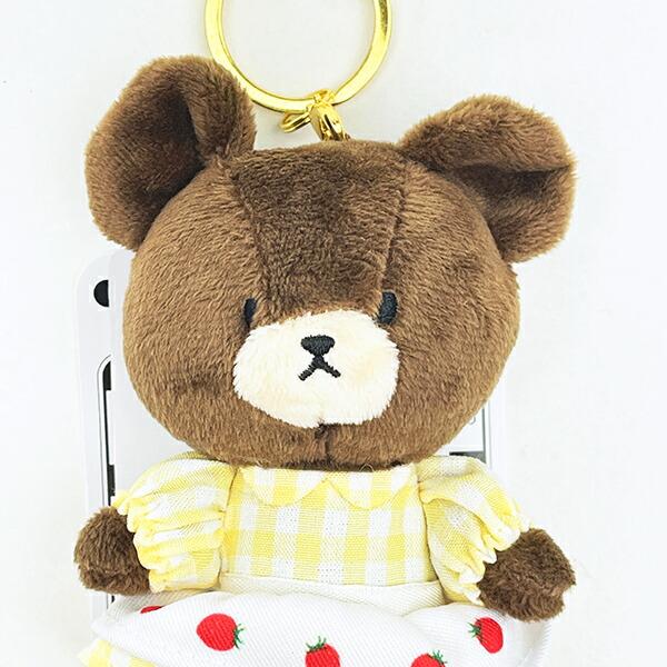 くまのがっこう エプロン マスコットチャームキーホルダー いちごシリーズ 商品画像2：キャラグッズPERFECT WORLD TOKYO