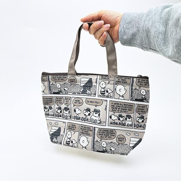 スヌーピー ブラザーズコミック 保冷保温ミニトートバッグ ランチ SNOOPY 商品画像4：キャラグッズPERFECT WORLD TOKYO