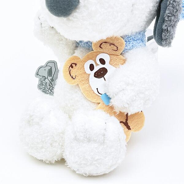 スヌーピー リラックスナイト＆ベア ぬいぐるみ(S) (ブルー) SNOOPY 商品画像3：キャラグッズPERFECT WORLD TOKYO