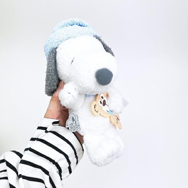 スヌーピー リラックスナイト＆ベア ぬいぐるみ(S) (ブルー) SNOOPY 商品画像5：キャラグッズPERFECT WORLD TOKYO