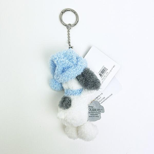 スヌーピー リラックスナイト＆ベア マスコットキーホルダー (ブルー) SNOOPY 商品画像4：キャラグッズPERFECT WORLD TOKYO