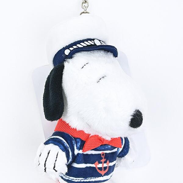 スヌーピー プチふわカラビナ付きマスコットキーホルダー (サマー) SNOOPY 商品画像2：キャラグッズPERFECT WORLD TOKYO