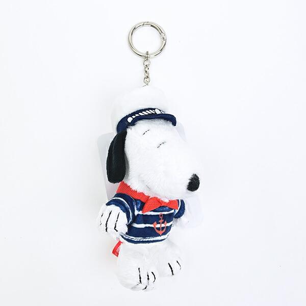 スヌーピー プチふわカラビナ付きマスコットキーホルダー (サマー) SNOOPY