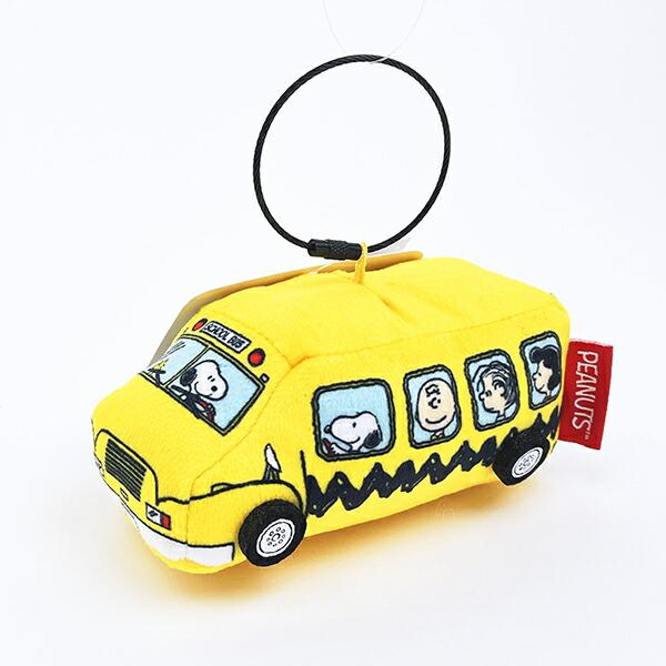 スヌーピー スクールバス マスコットキーホルダー SNOOPY