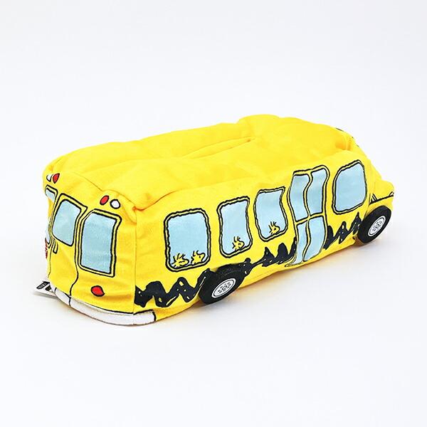 スヌーピー スクールバス ティッシュカバー SNOOPY 商品画像4：キャラグッズPERFECT WORLD TOKYO