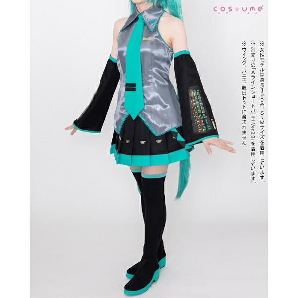 初音ミク コスチュームセット(M-L) コスプレ 商品画像17：キャラグッズPERFECT WORLD TOKYO