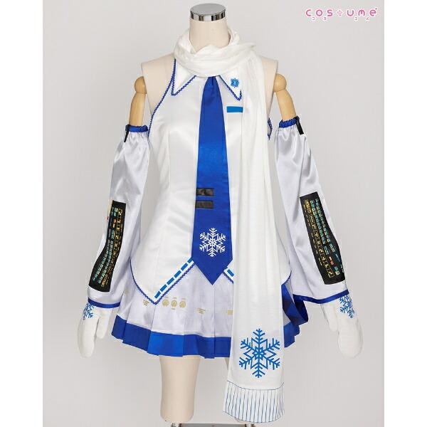 初音ミク 雪ミク コスチュームセット(M-L) コスプレ 商品画像2：キャラグッズPERFECT WORLD TOKYO