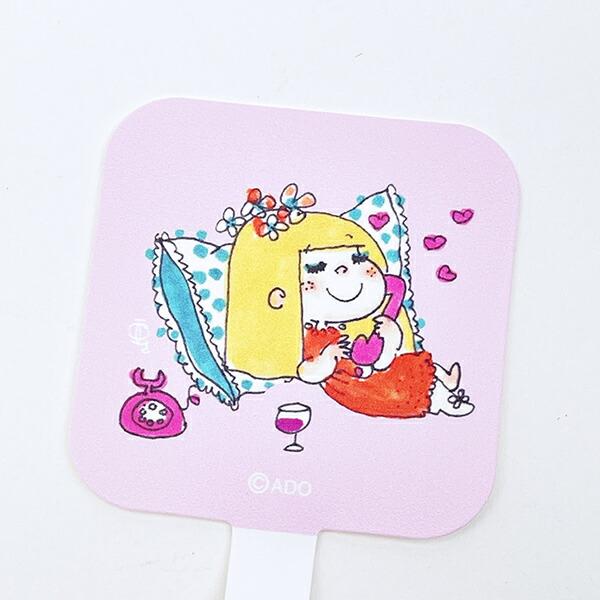 水森亜土 マルチリングプラス ピンク スマホ用品 商品画像3：キャラグッズPERFECT WORLD TOKYO