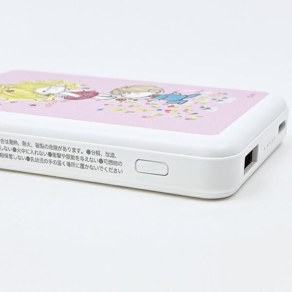 水森亜土 MagSafe対応ワイアレスリチウム充電器（5000mAh） ピンク モバイルバッテリー スマホ用品 商品画像5：キャラグッズPERFECT WORLD TOKYO