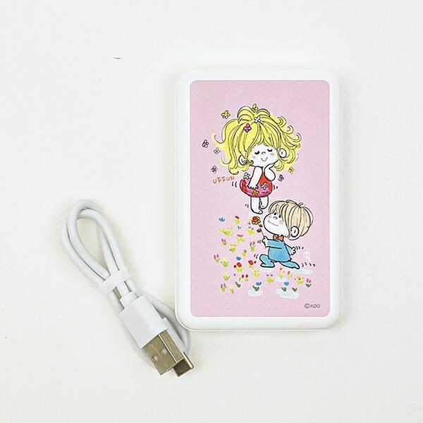 水森亜土 MagSafe対応ワイアレスリチウム充電器（5000mAh） ピンク モバイルバッテリー スマホ用品 商品画像6：キャラグッズPERFECT WORLD TOKYO
