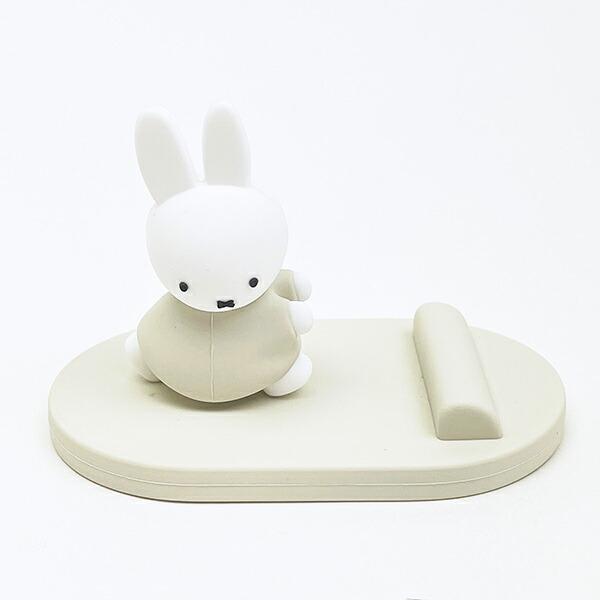 ミッフィー miffy マスコットモバイルスタンド アイボリー