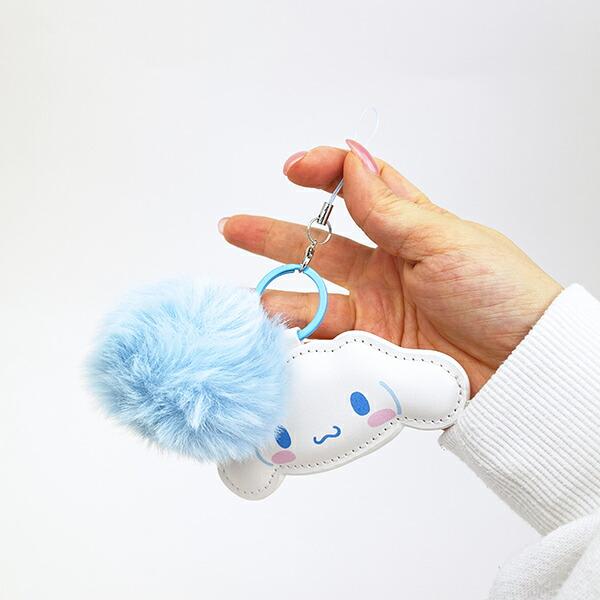 サンリオ シナモロール PUレザーストラップ キーホルダー シナモン スマホ Sanrio 商品画像4：キャラグッズPERFECT WORLD TOKYO